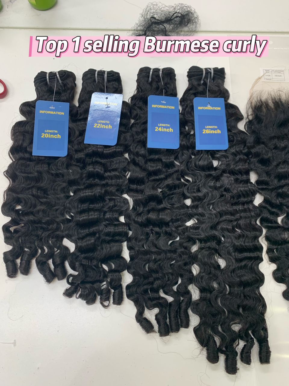 12A Virgin Remy Burmese Curl