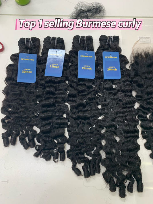 12A Virgin Remy Burmese Curl