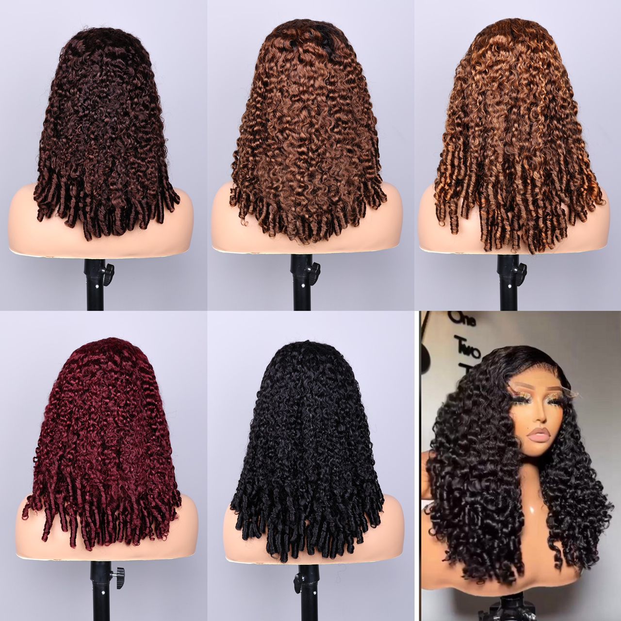 Feather Crochet Hair extensions w/Invisible String