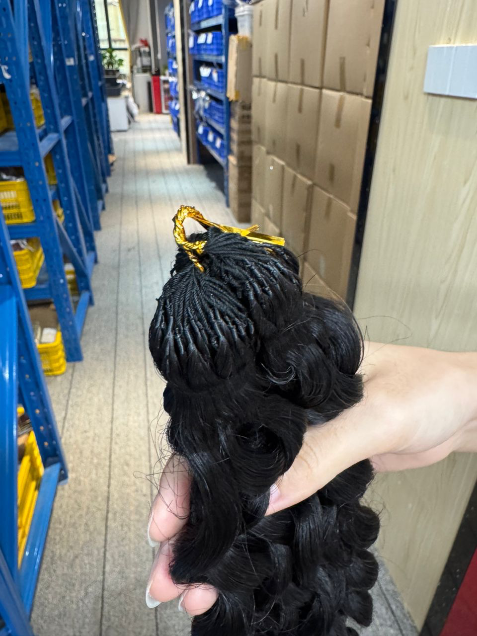 Feather Crochet Hair extensions w/Invisible String