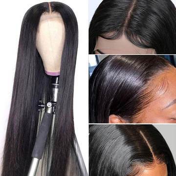 14A 4x4 Closure Wigs Straight