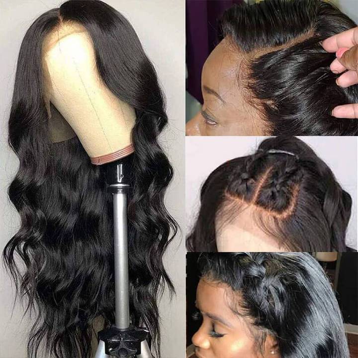 14A 4x4 Closure Wigs Body Wave